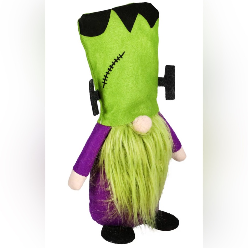 NEW!! Festive Fan Of Frankenstein Halloween Home Decor Gnome-(NWT)